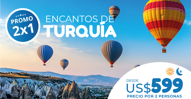 Turquía Promo 2x1
